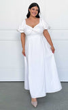 Lina Maxi Dress - White