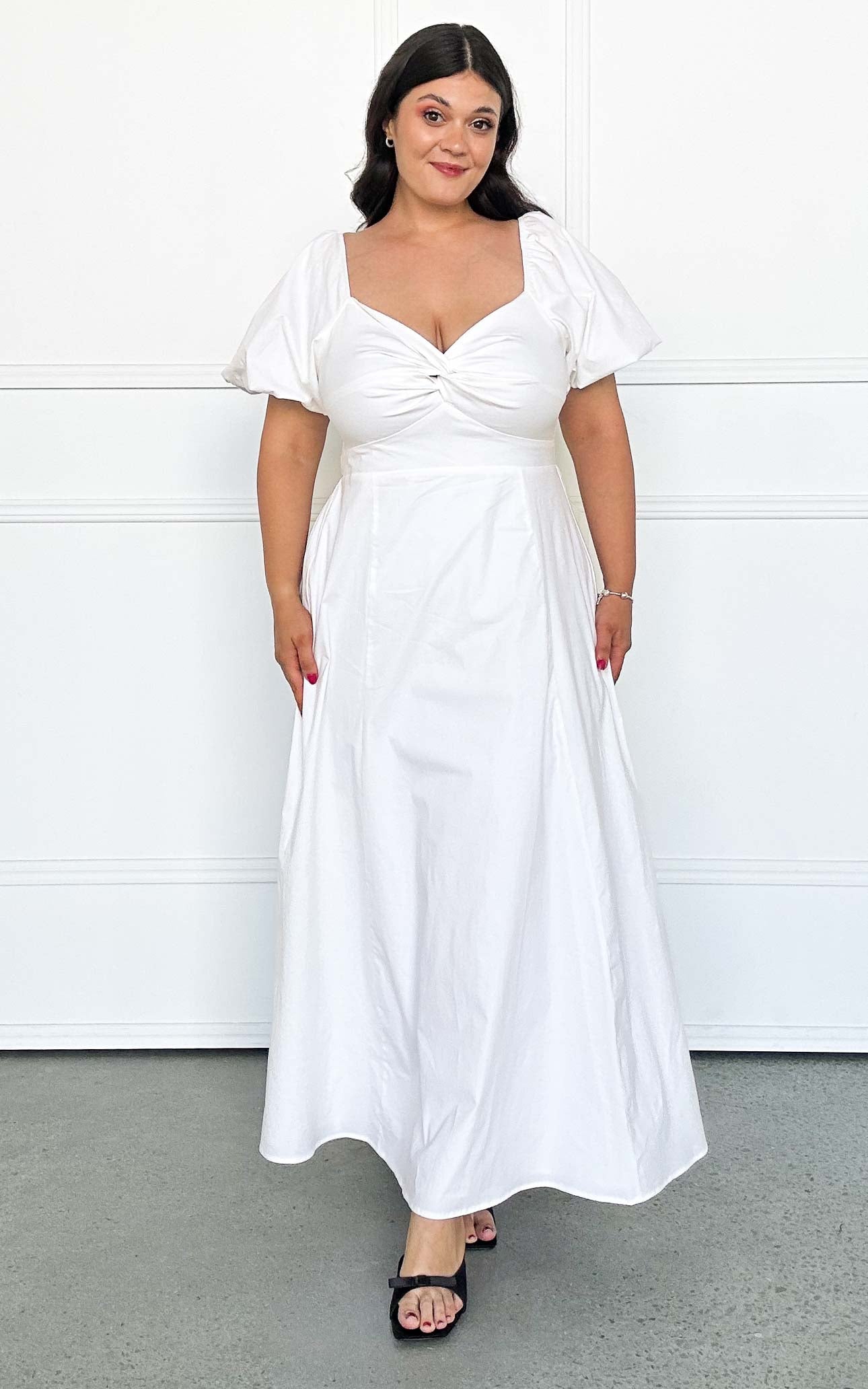 Lina Maxi Dress - White
