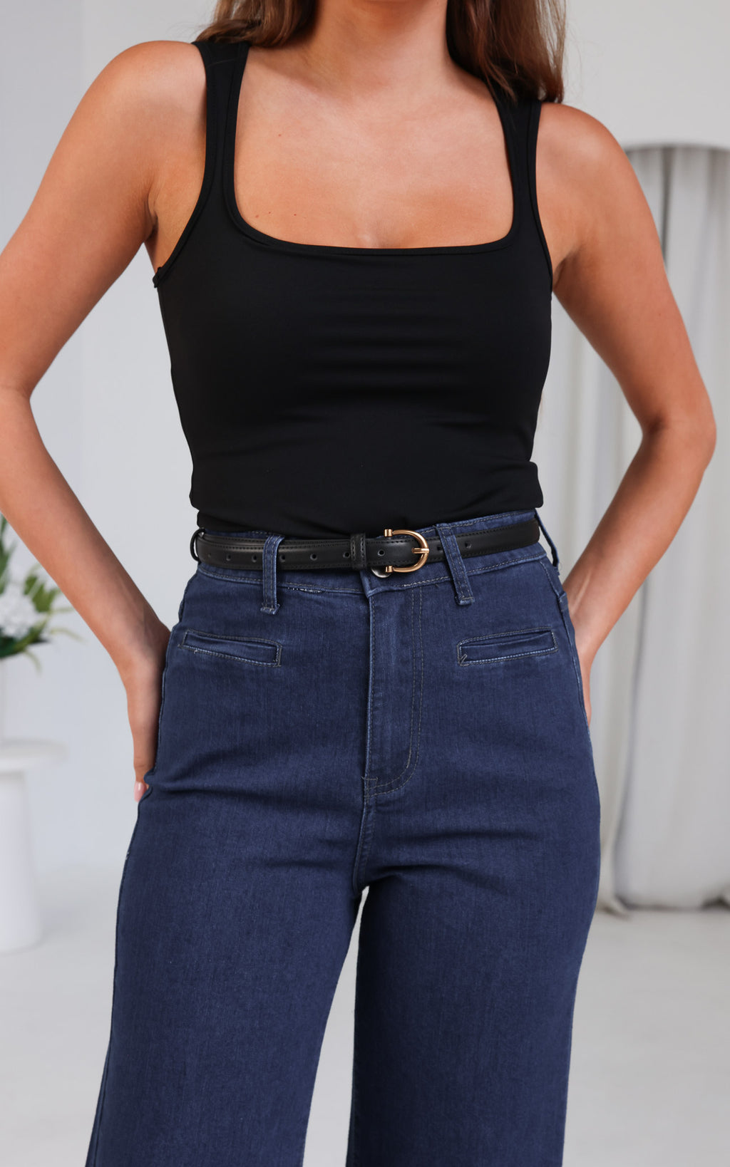Aliyah Tank Top - Black