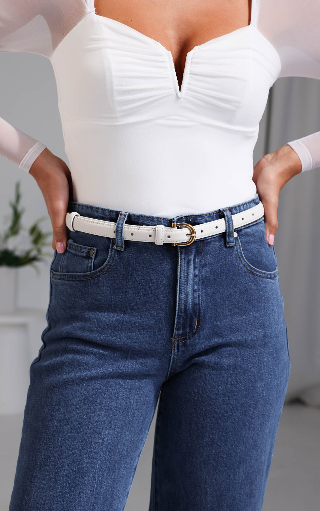 Iowa Belt - White D