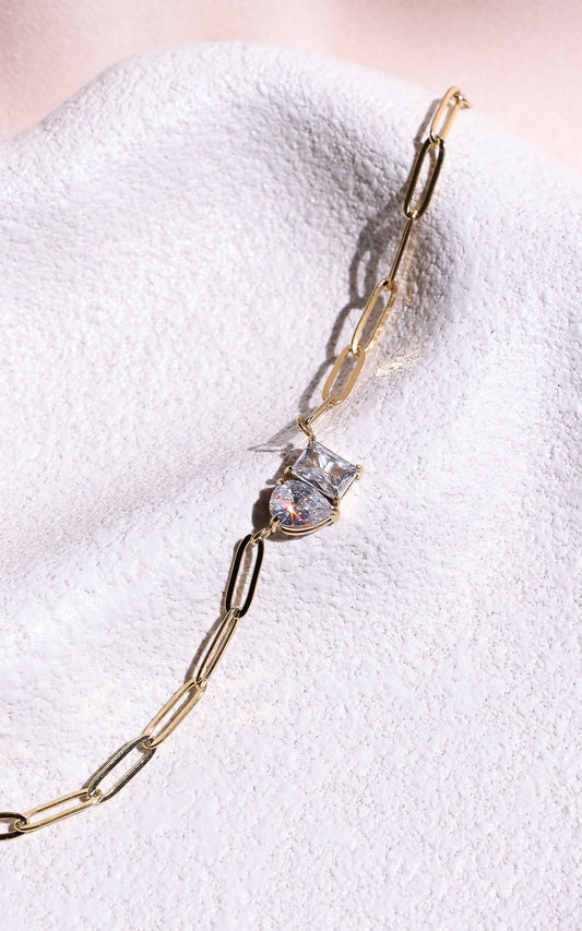 Lucienne Necklace - Gold Mix Combo