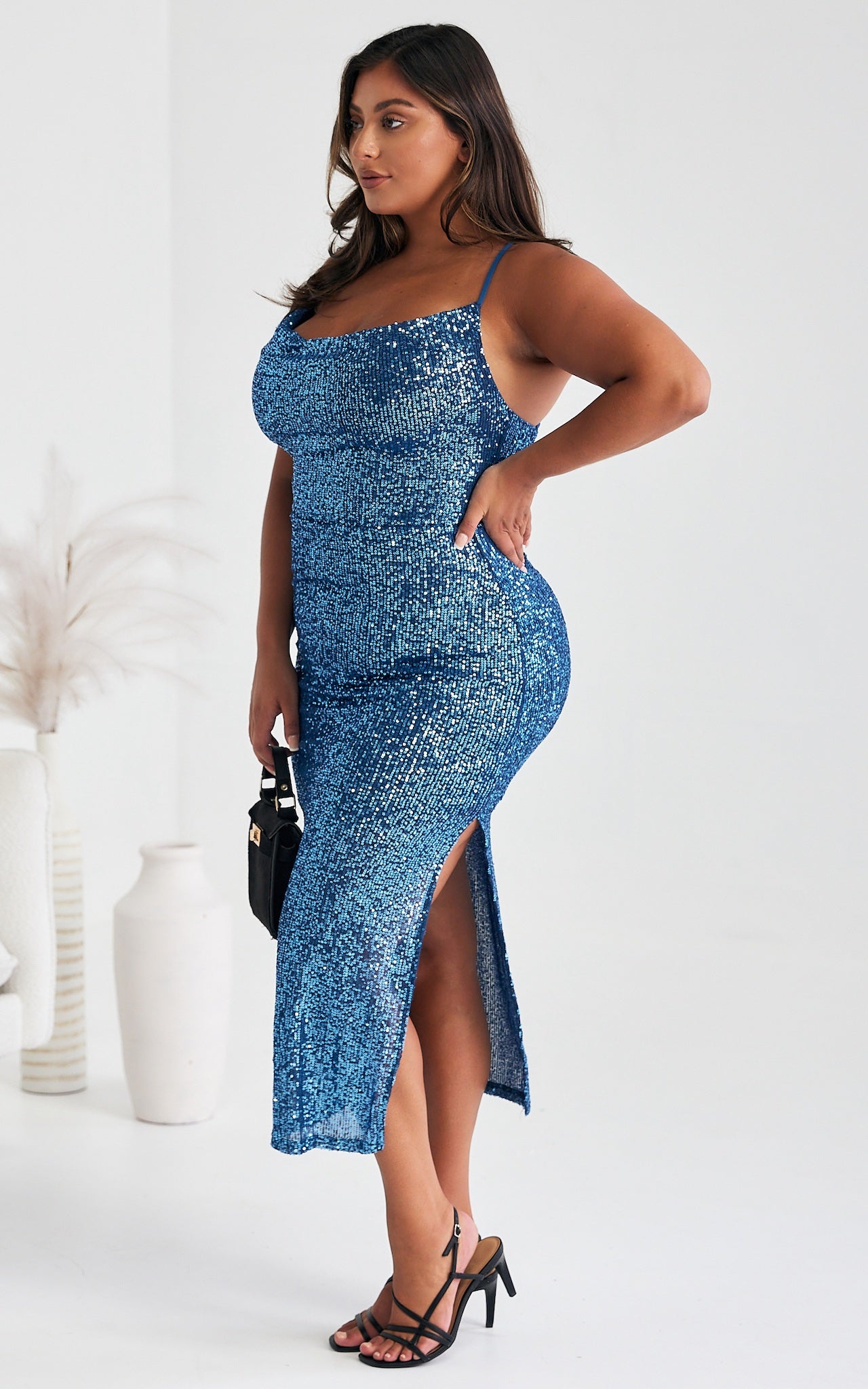 Lucinda Dress - Sapphire Blue