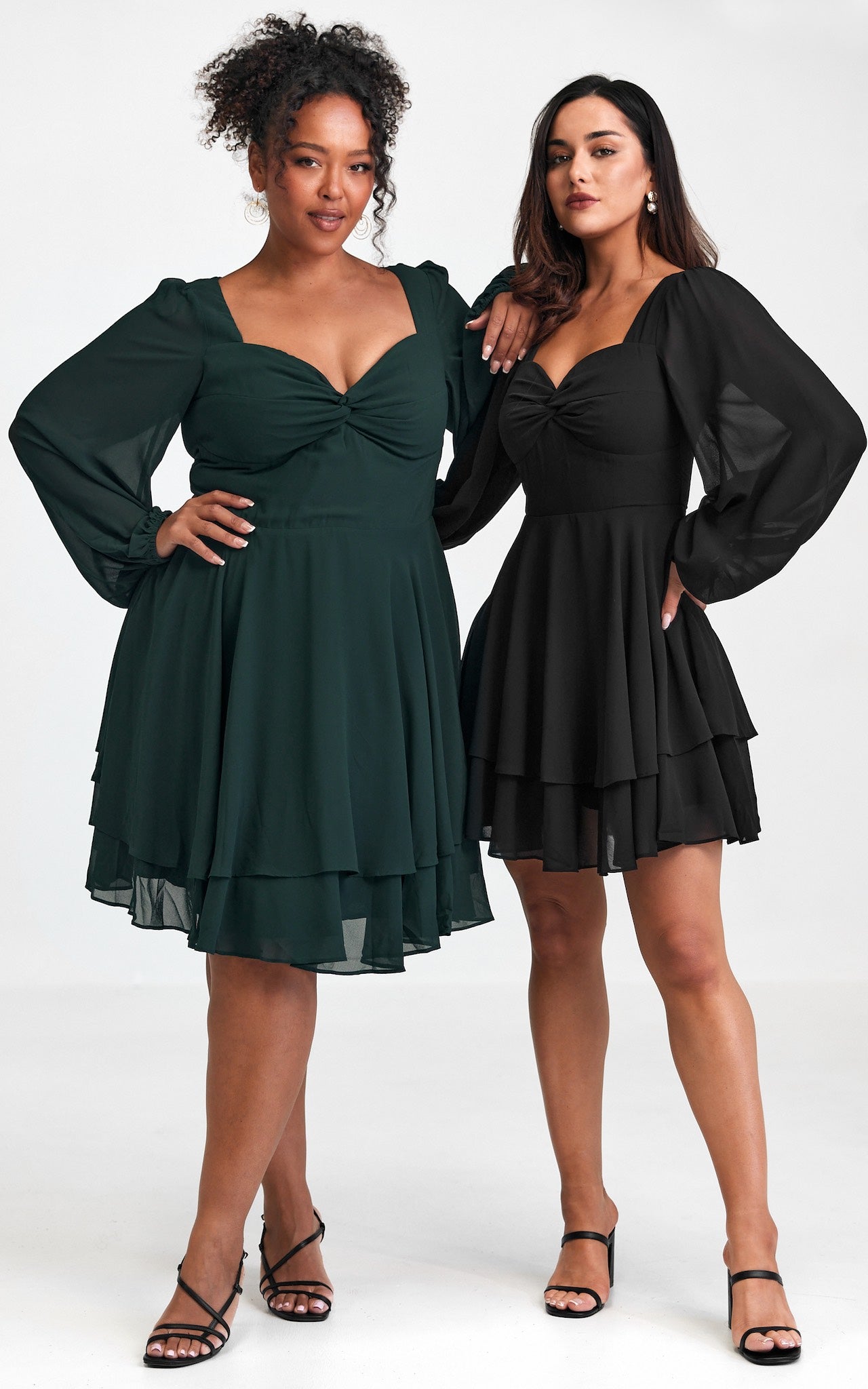 Lydia Dress - Emerald