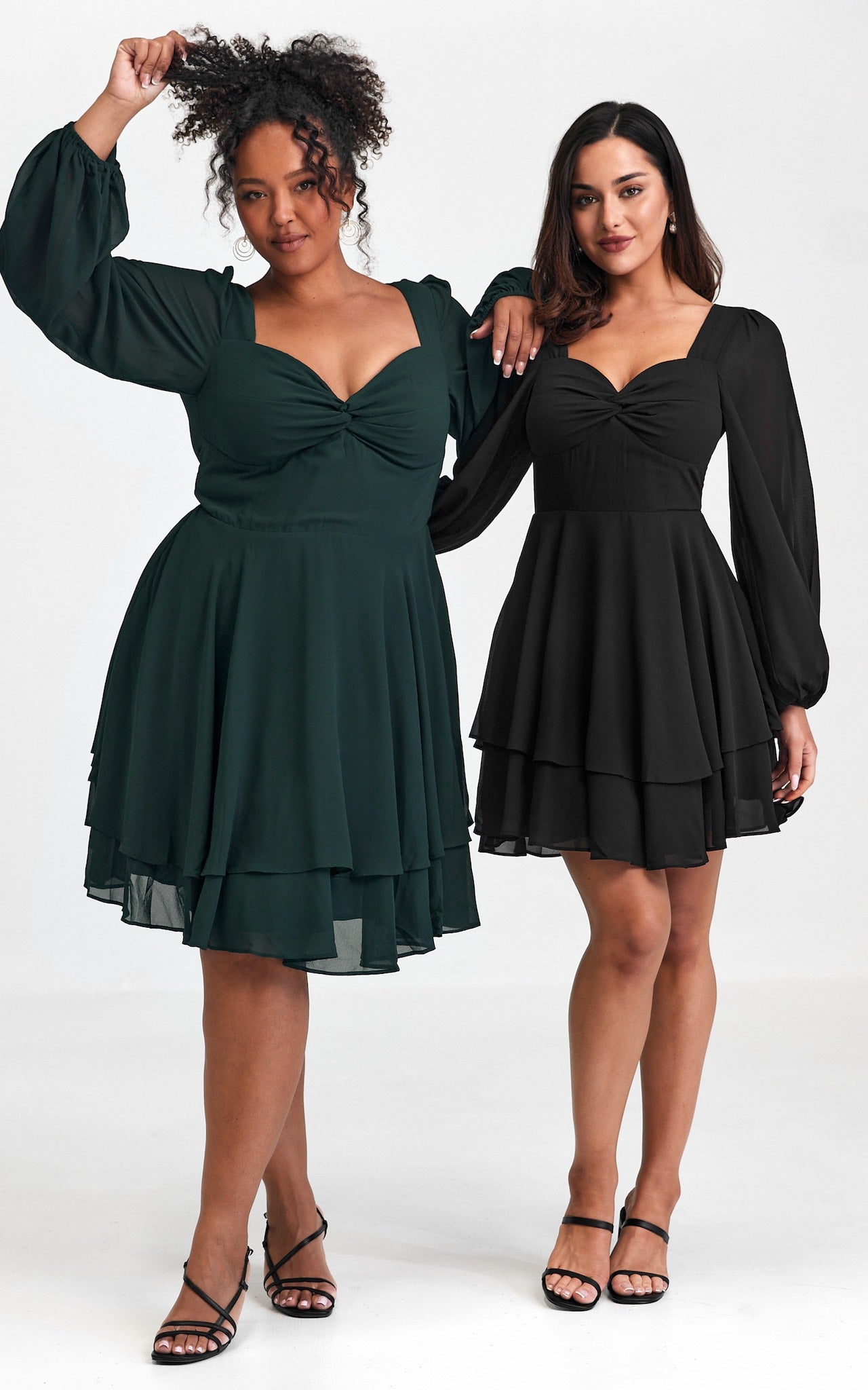 Lydia Dress - Emerald