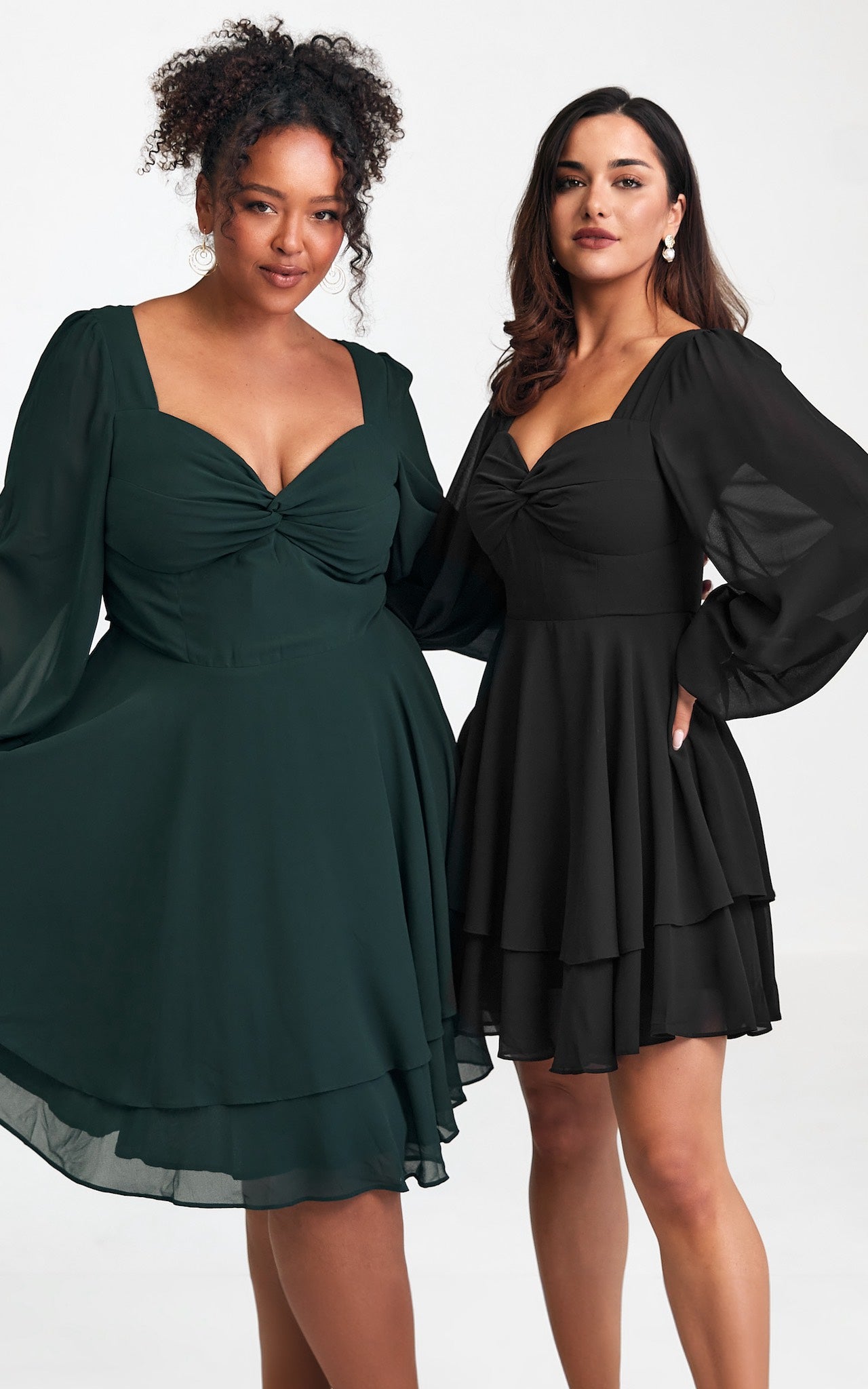 Lydia Dress - Emerald