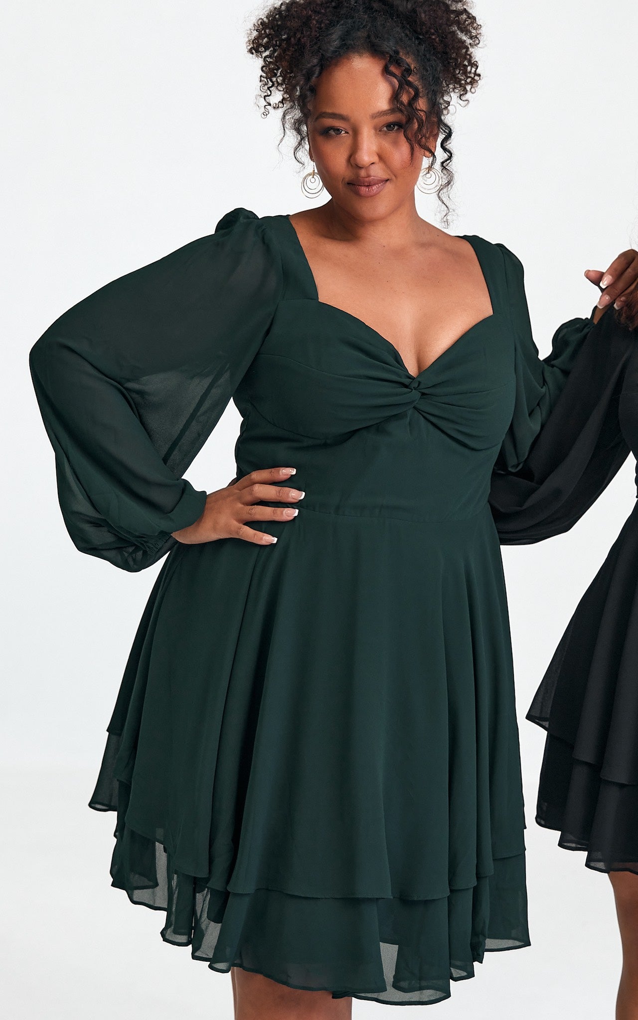 Lydia Dress - Emerald