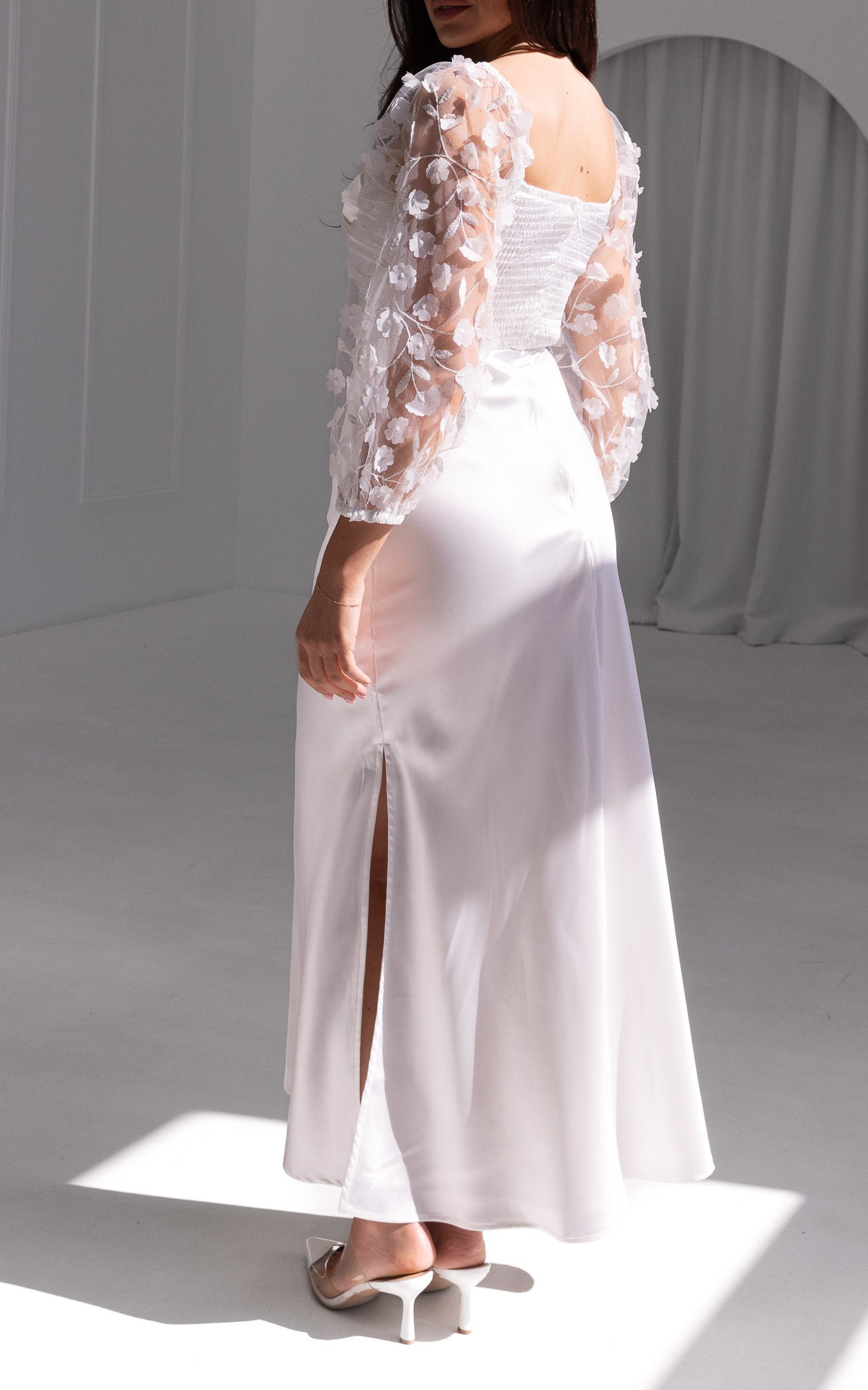 Leana Maxi Dress - White