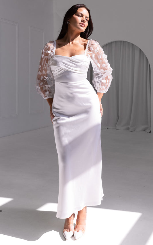 Leana Maxi Dress - White