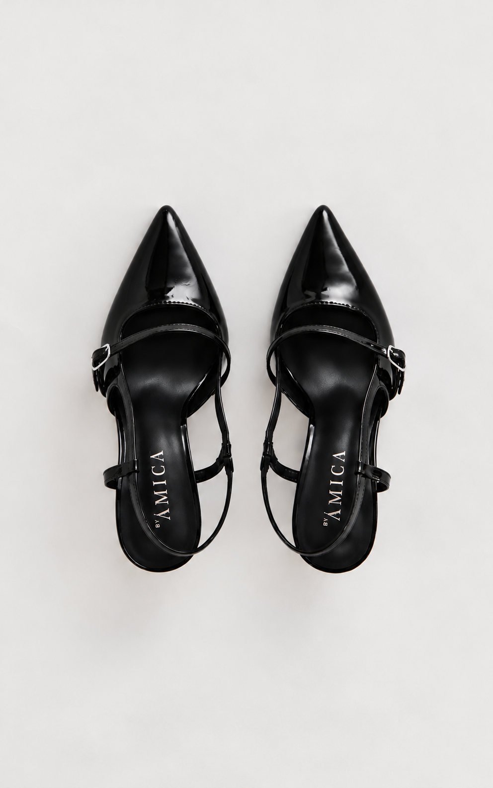 Liason Slingback Heels - Black