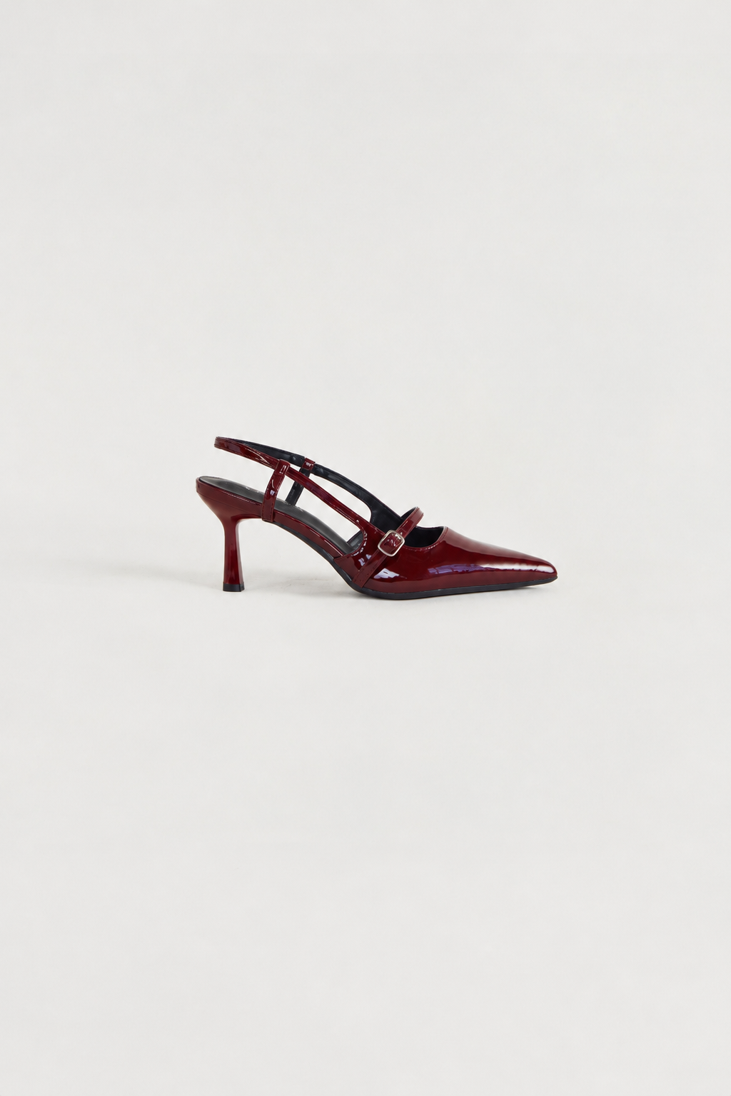 Liason Slingback Heels - Wine
