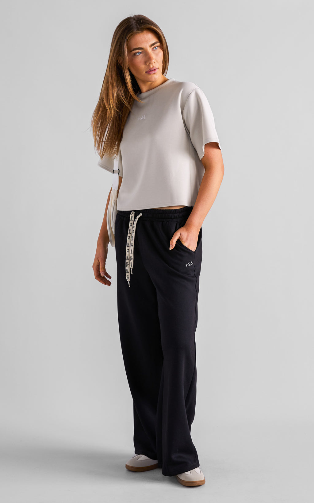Luther Unisex Wide Leg Trackpants - Black