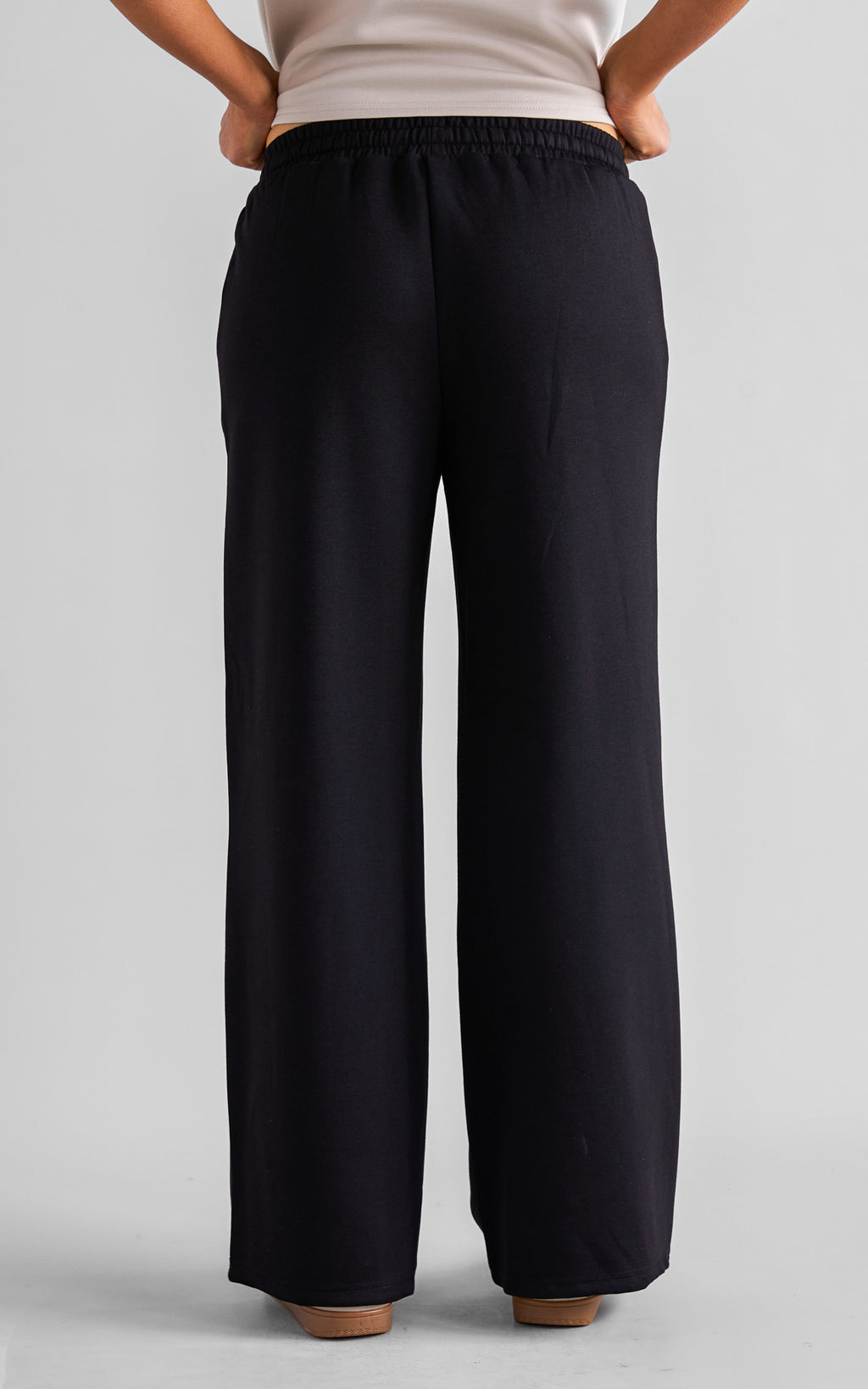 Luther Unisex Wide Leg Trackpants - Black