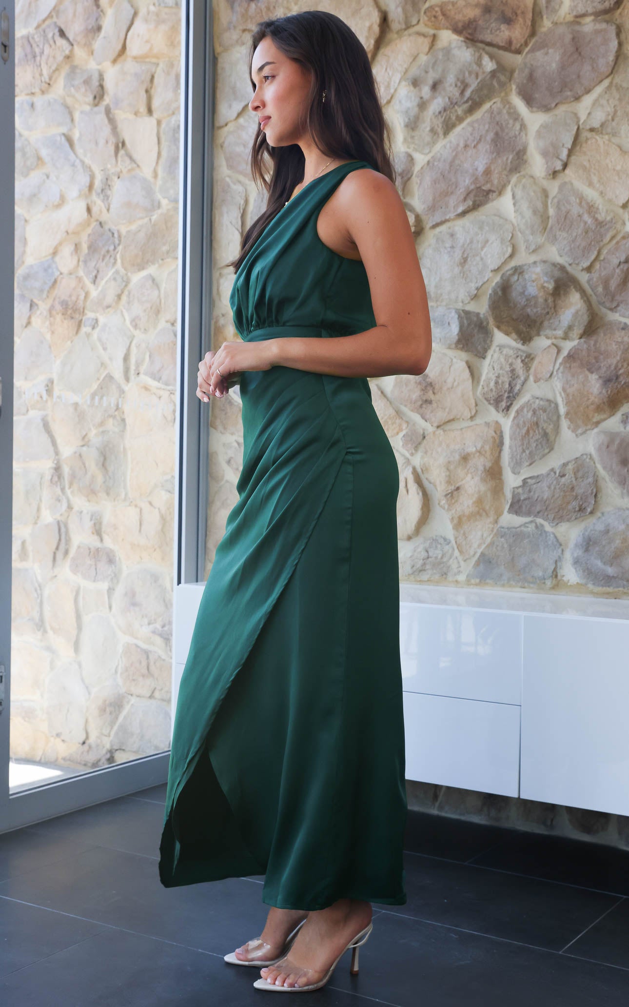 Macpherson Maxi Dress - Teal Green