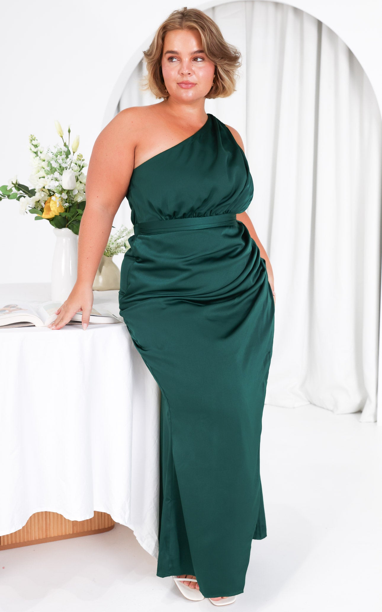 (Preorder) Macpherson Maxi Dress - Teal Green