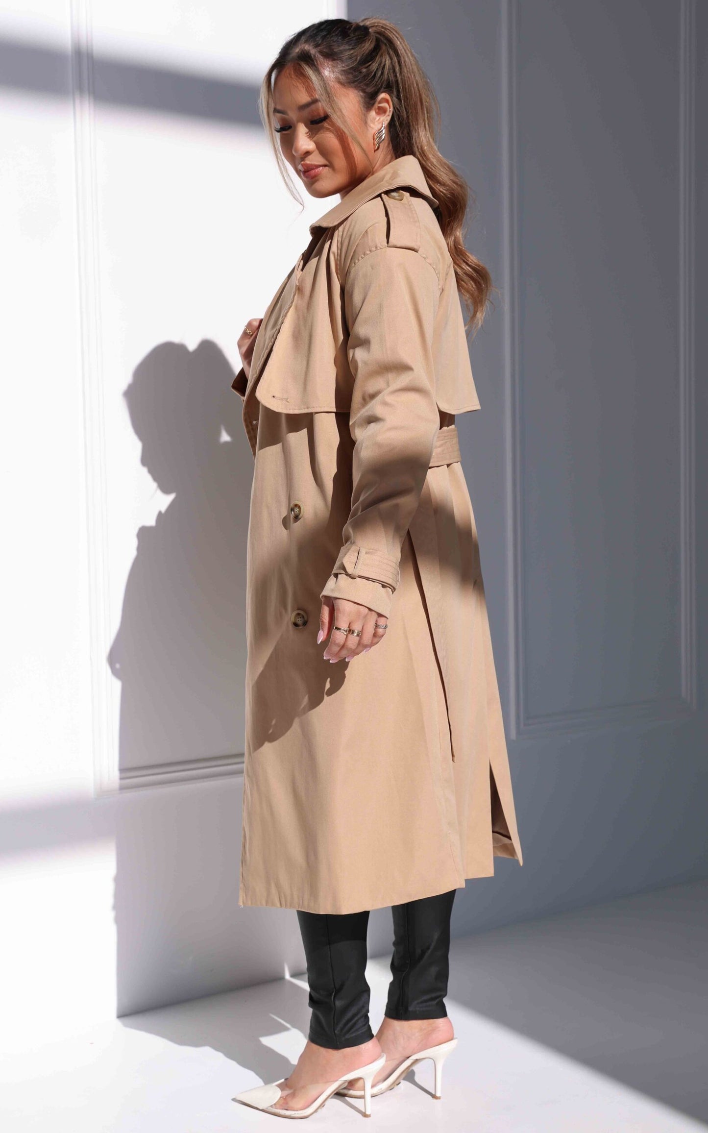 Mae Trench Coat - Camel