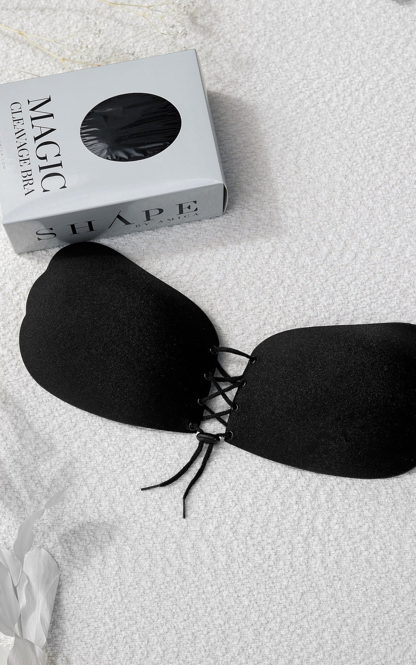 MAGIC CLEAVAGE BRA - BLACK – By Amica