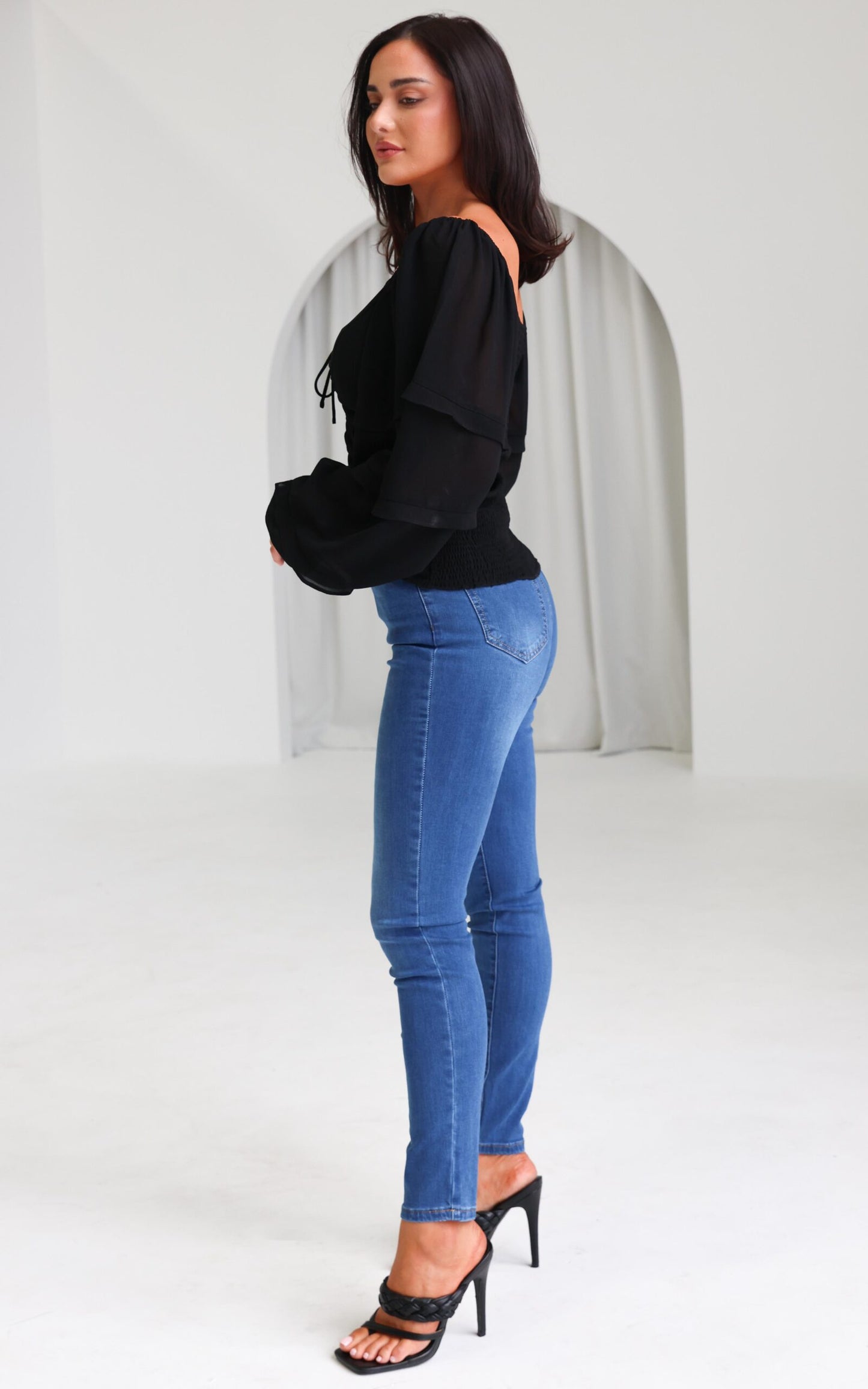 Margaret Skinny Leg Jeans - Mid Blue