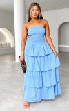 Mayla Maxi Dress - Blue