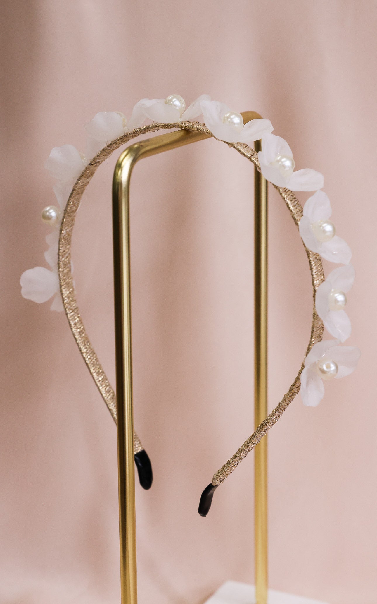 Meadow Headband - Matte Flower Pearl