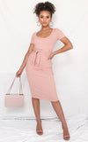 Mercedes Midi Dress - Blush