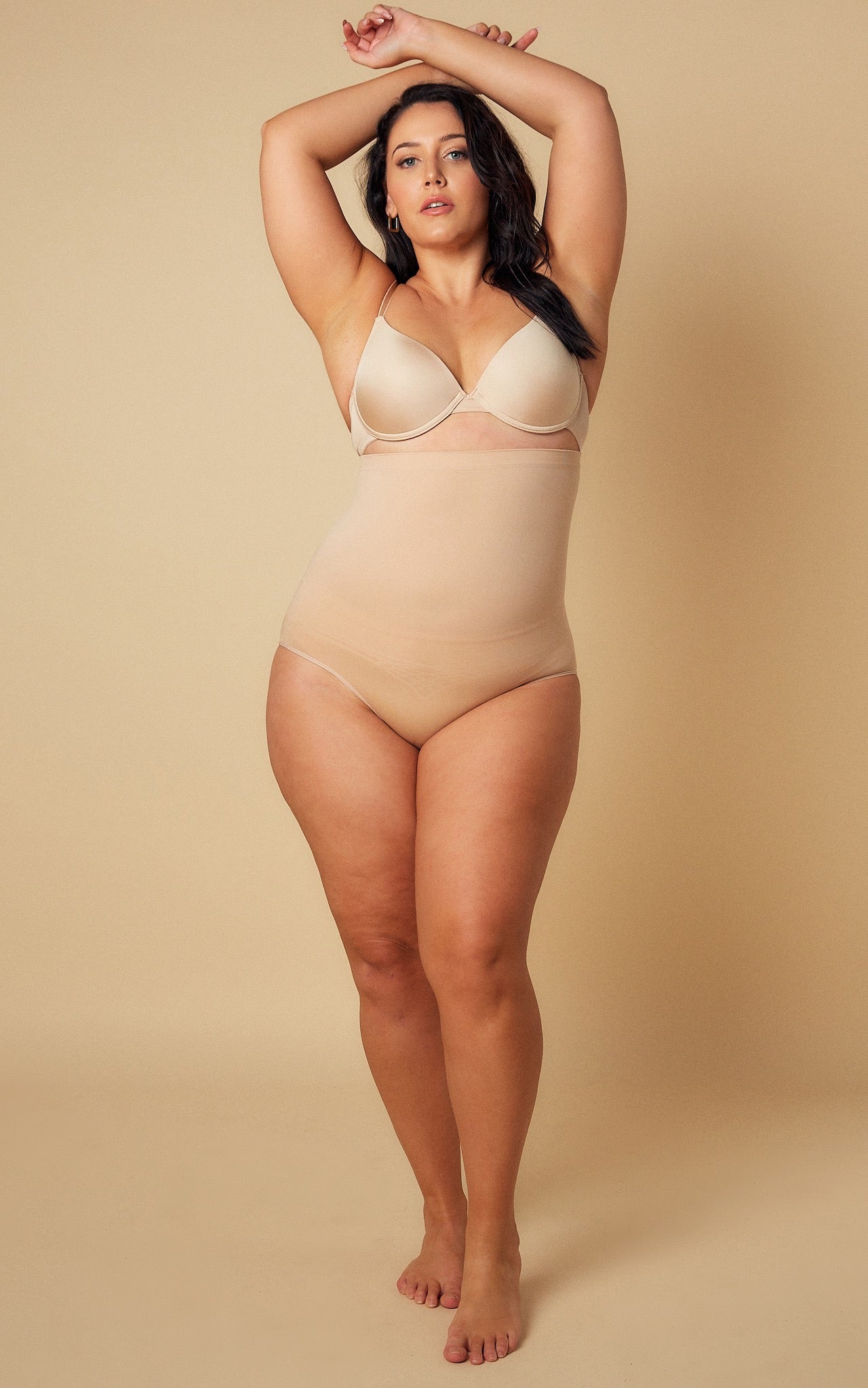 Mercury High Waisted Shapewear Briefs - Nude