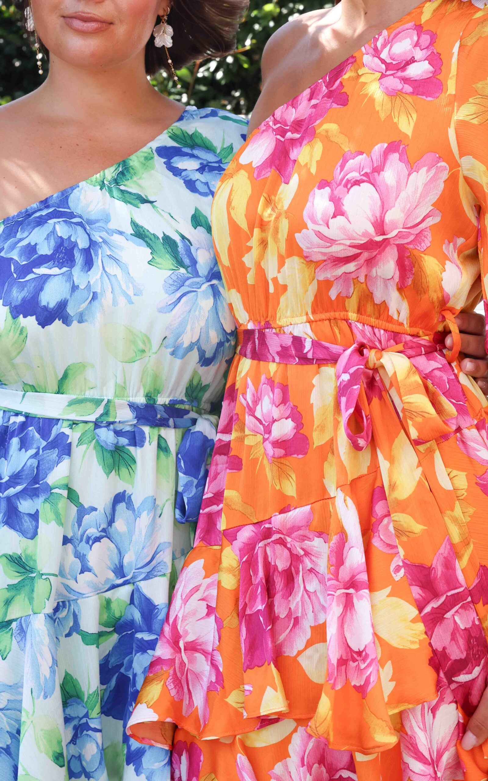 Mikko Midi Dress - Blue Green Floral
