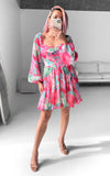 Mirahi Mini Dress - Pink Multi Floral