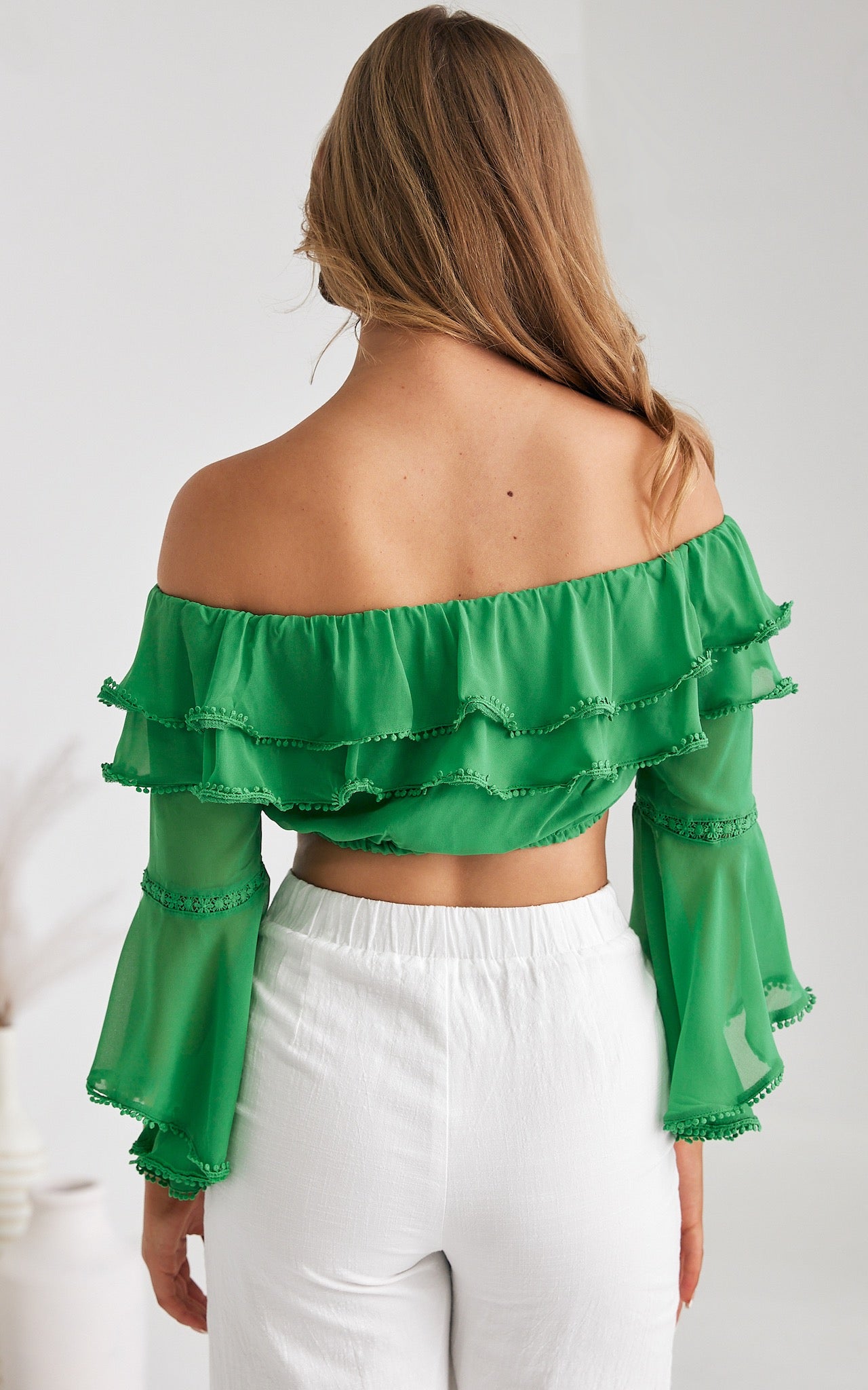 Misha Crop Top - Green