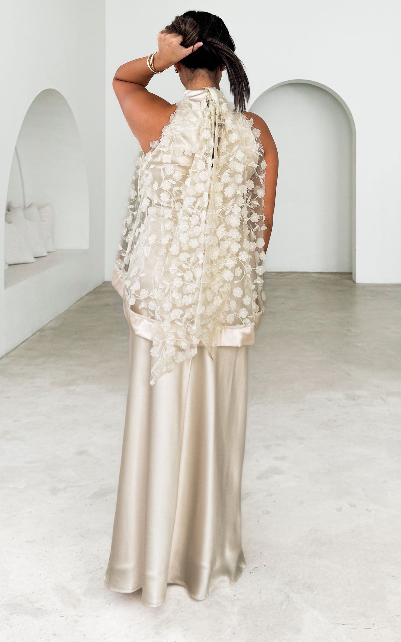 Misty Maxi Dress - Bone