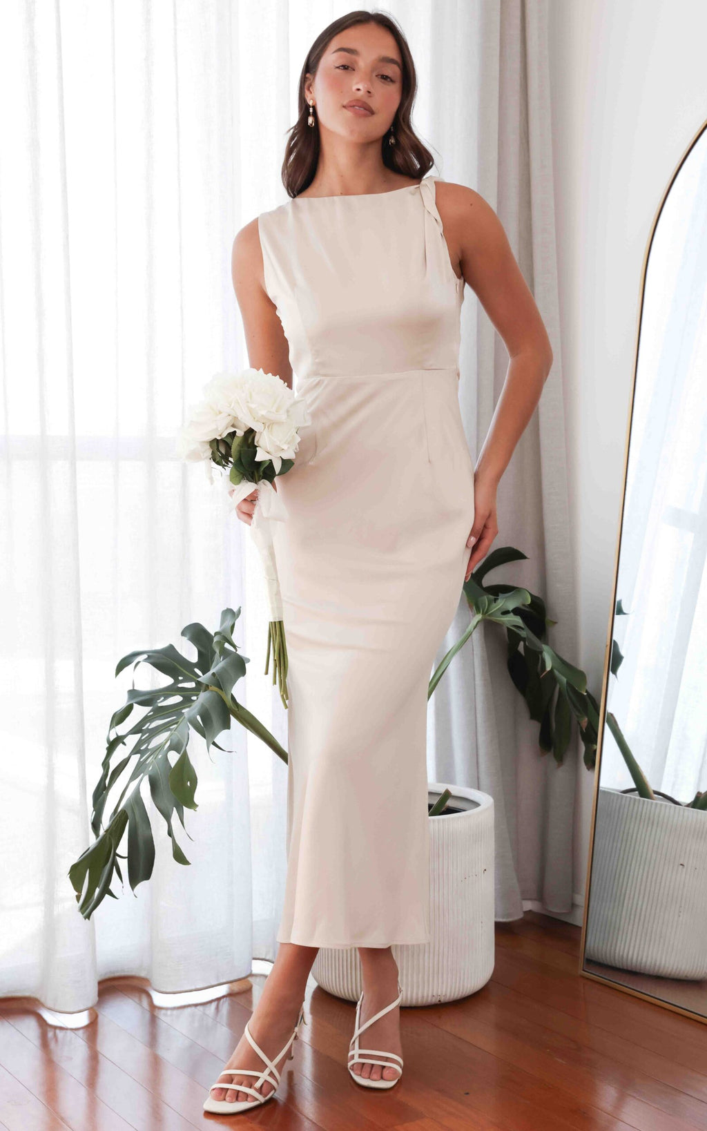 Mosse Maxi Dress - Bone