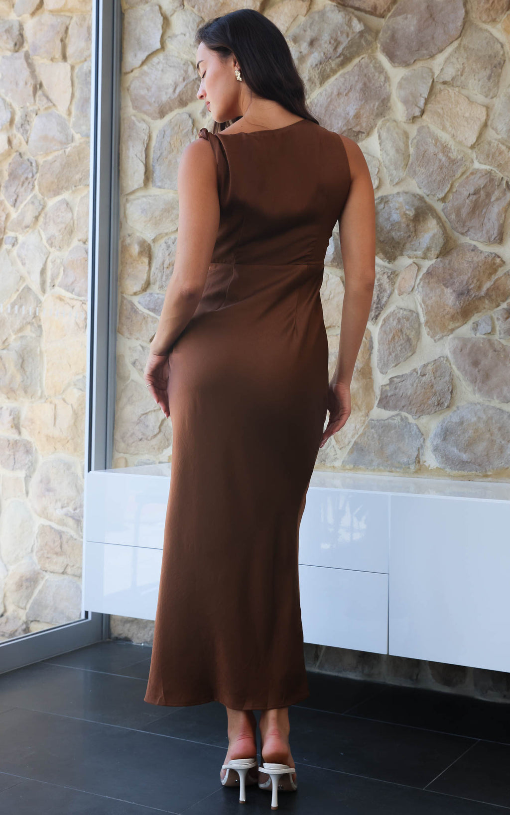Mosse Maxi Dress - Chocolate Brown