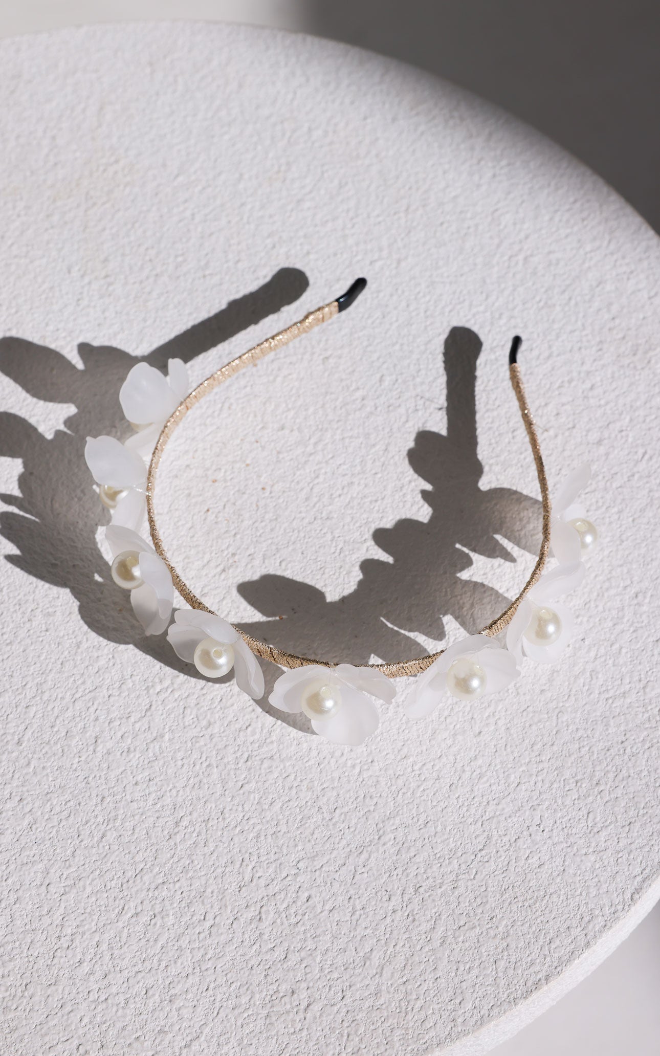 Meadow Headband - Matte Flower Pearl