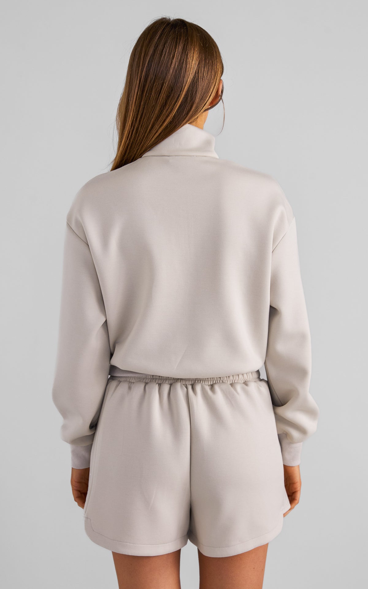 Miku Quarter Zip Sweater - Bone