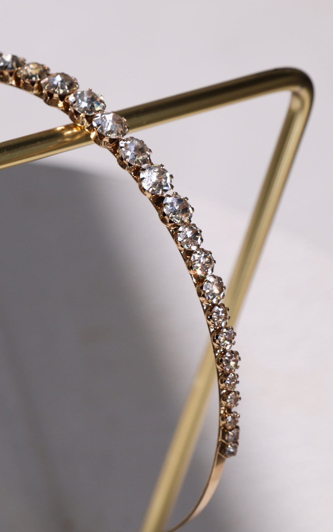 Millicent Headband - Gold Diamante