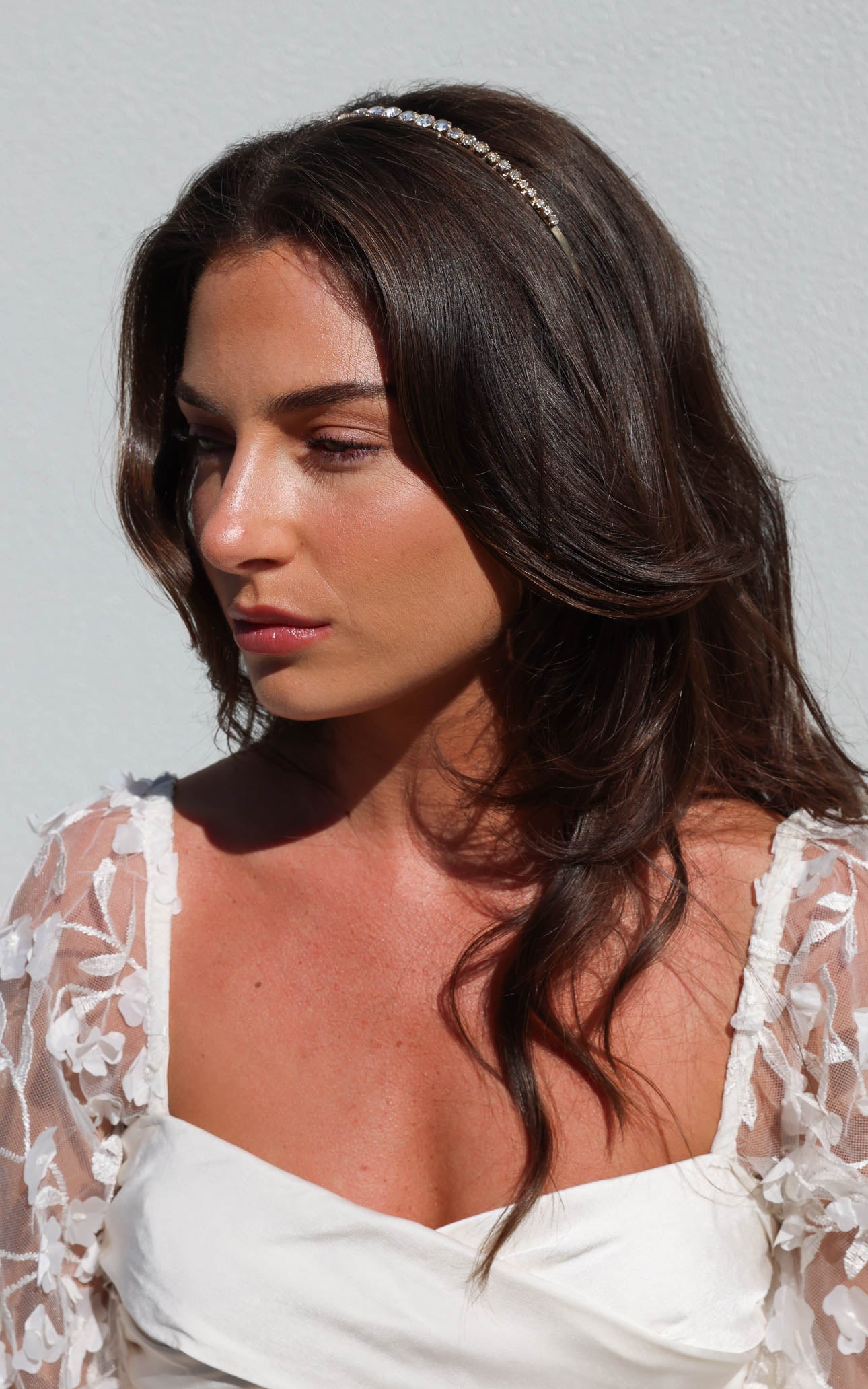 Millicent Headband - Gold Diamante