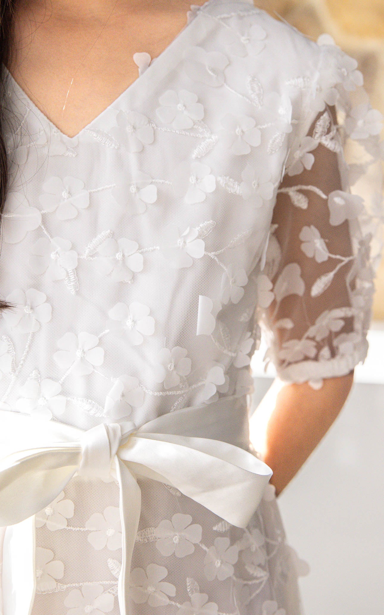 (PREORDER) Leonie Kids Dress - White