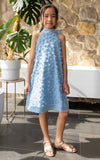 (PREORDER) Misty Kids Dress - Dusty Blue