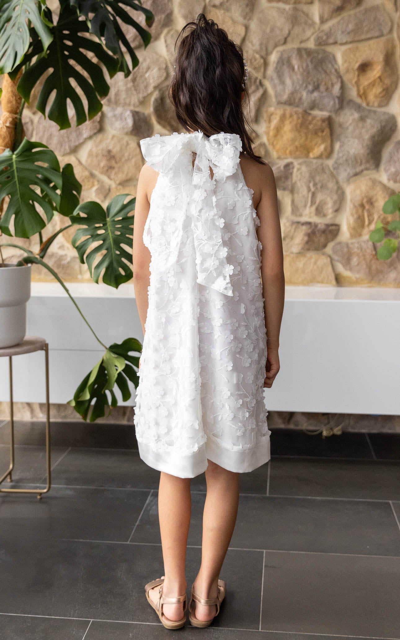 (PREORDER) Misty Kids Dress - White
