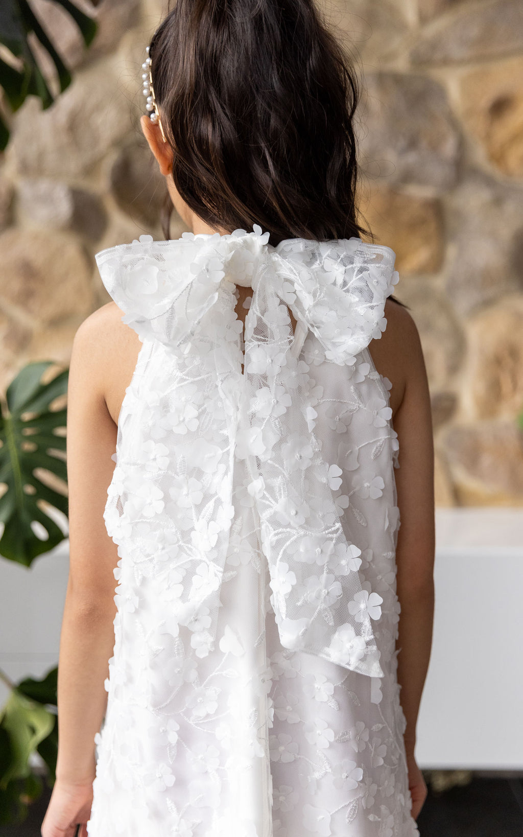 (PREORDER) Misty Kids Dress - White