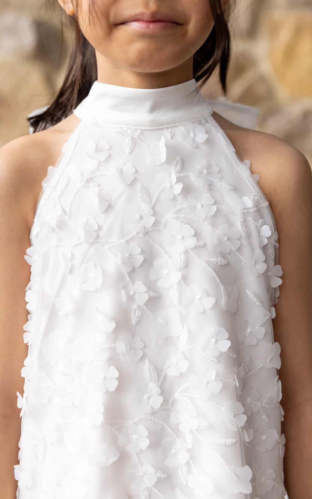 (PREORDER) Misty Kids Dress - White