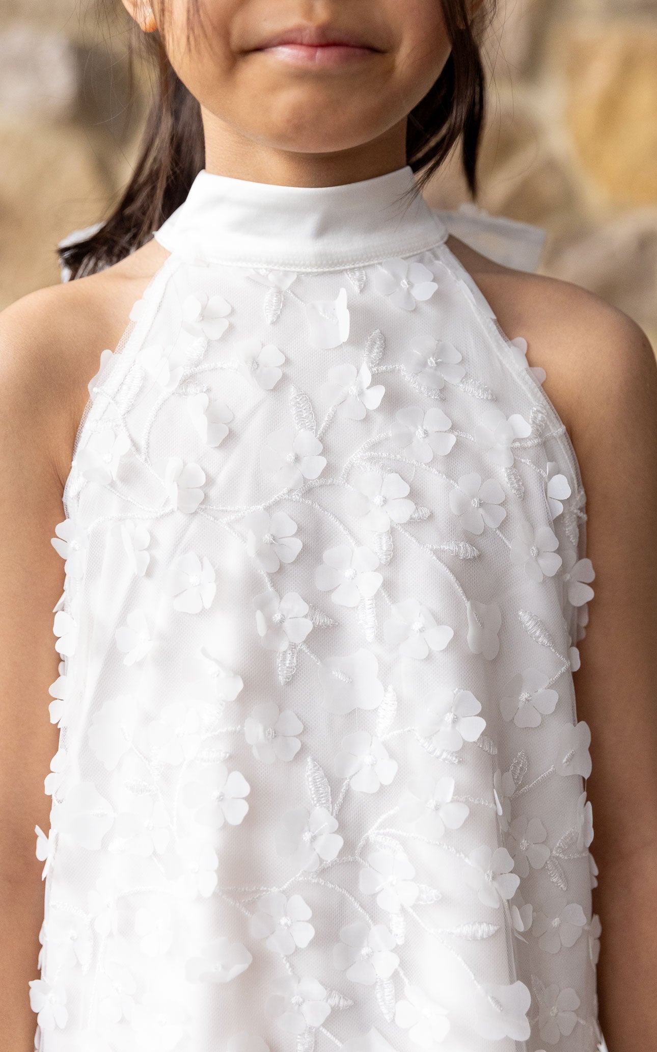 (PREORDER) Misty Kids Dress - White