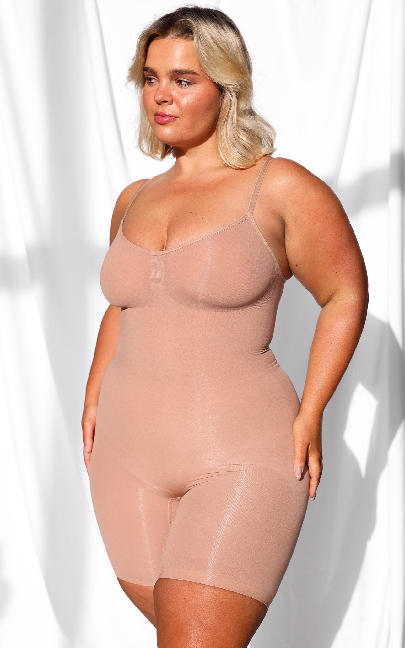 Bardot Shapewear Bodysuit Shorts - Warm Nude