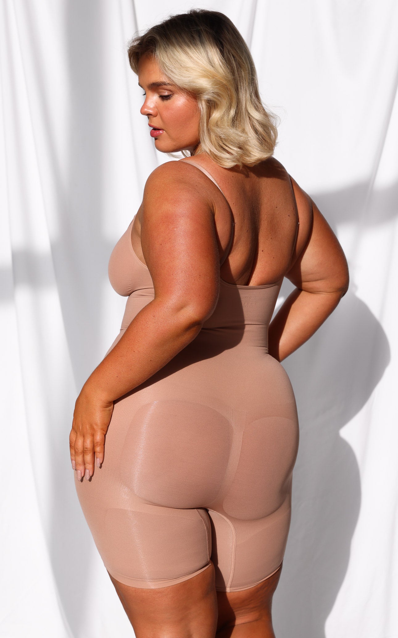 Bardot Shapewear Bodysuit Shorts - Warm Nude