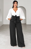 Nookie Wide Leg Pants - Black