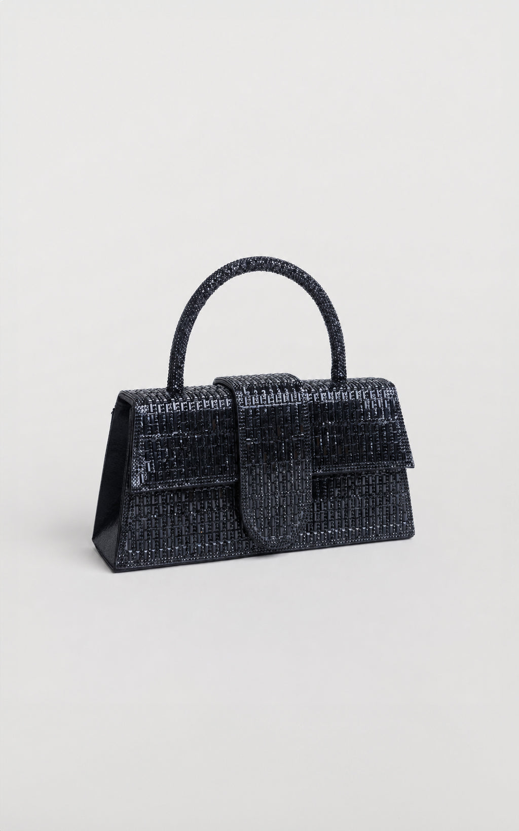 Nelani Rhinestone Bag - Black