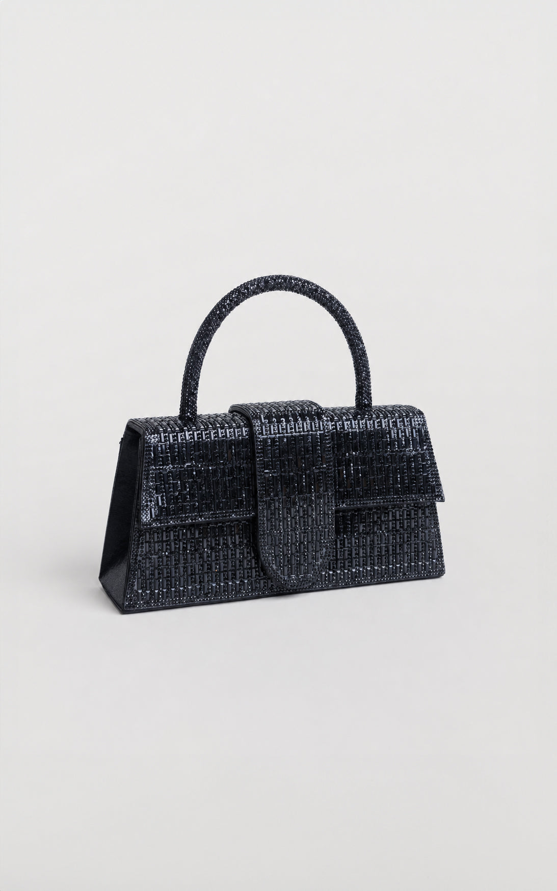 Nelani Rhinestone Bag - Black