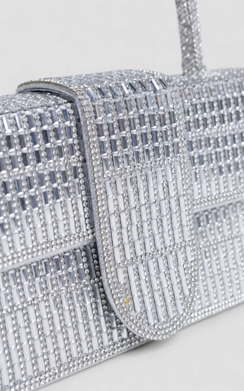 Nelani Rhinestones Bag - Silver