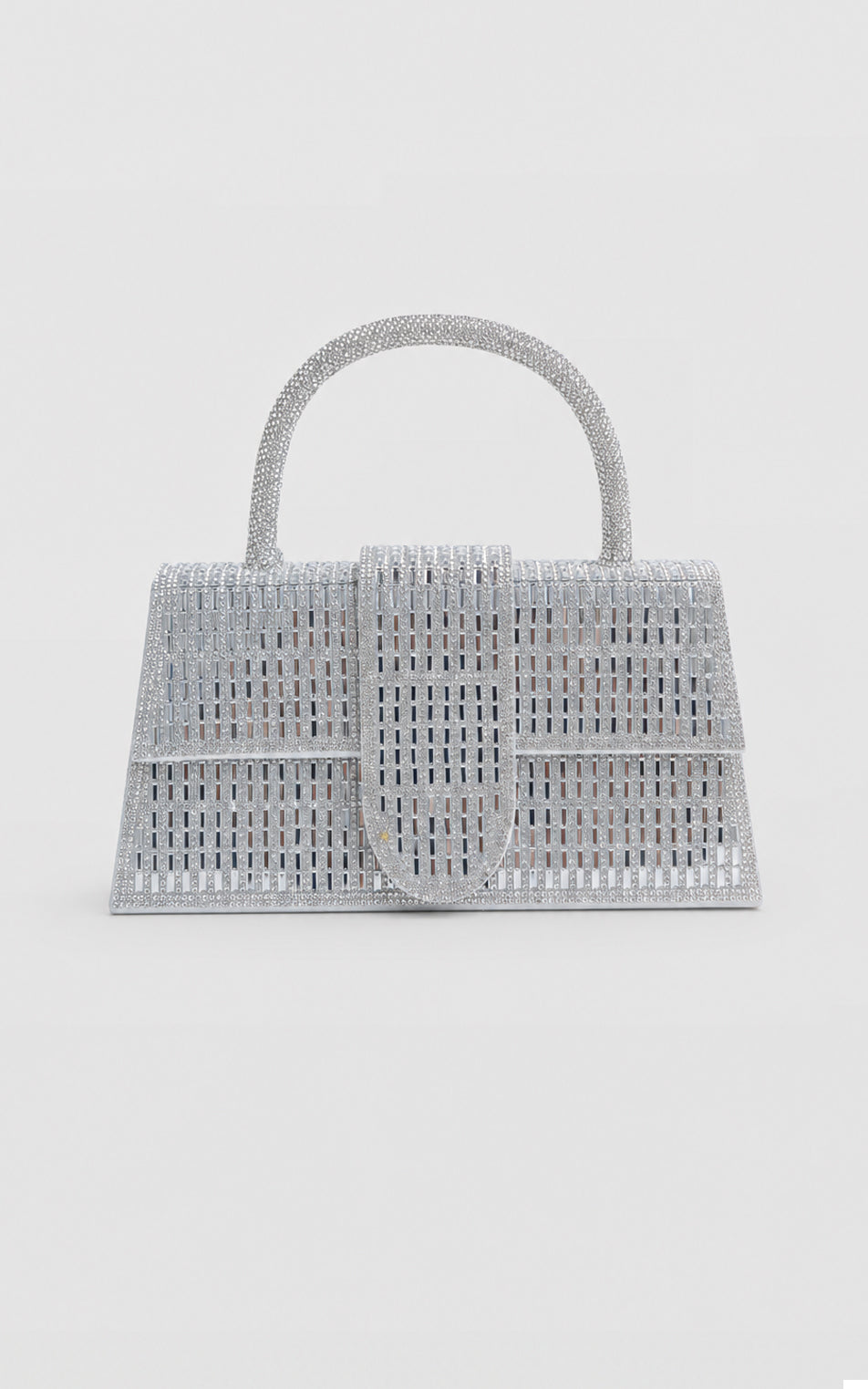 Nelani Rhinestones Bag - Silver