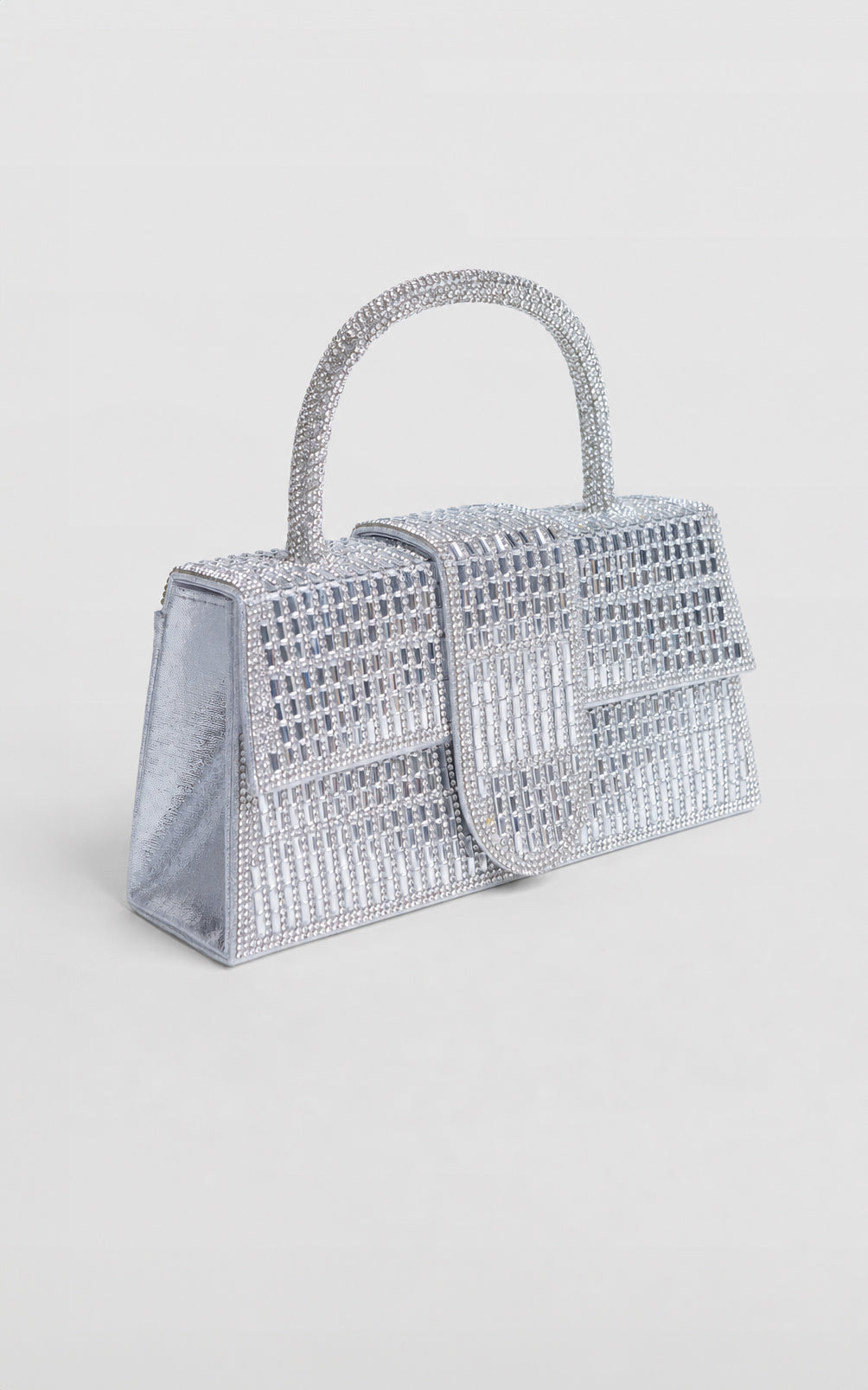 Nelani Rhinestones Bag - Silver