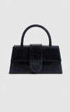 Nelani Rhinestone Bag - Black